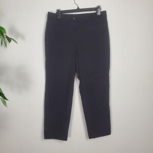 ANN Taylor LOFT Black Officecore Dress Pants Women's Petite Curvy Fit 8P